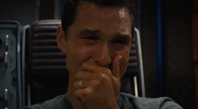 Cooper crying
